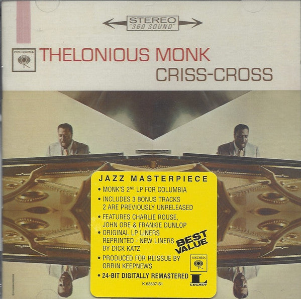 Thelonious Monk - Criss-Cross (CD) |