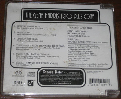 The Gene Harris Trio Plus One - The Gene Harris Trio Plus One (SACD) | Near Mint (NM) Near Mint (NM)