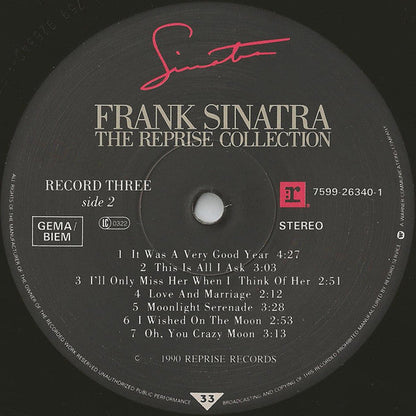 Frank Sinatra - The Reprise Collection (6xVINYL BOX) | Near Mint (NM or M-) Excellent (EX)