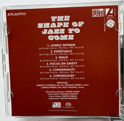 Ornette Coleman - The Shape Of Jazz To Come (SACD) | Near Mint (NM or M-)