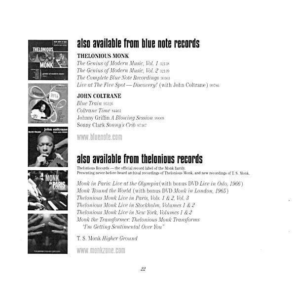 The Thelonious Monk Quartet - At Carnegie Hall (CD) | Near Mint (NM) Near Mint (NM)