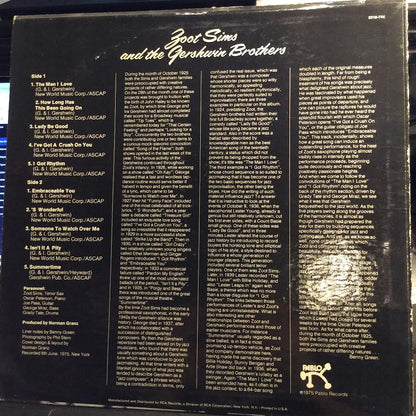 Zoot Sims - Zoot Sims And The Gershwin Brothers (VINYL) | Near Mint (NM) Excellent (EX)
