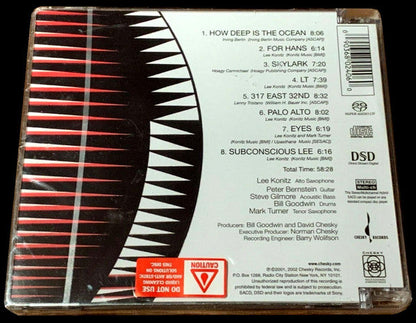Lee Konitz - Parallels (SACD) | Near Mint (NM) Excellent+ (EX+)