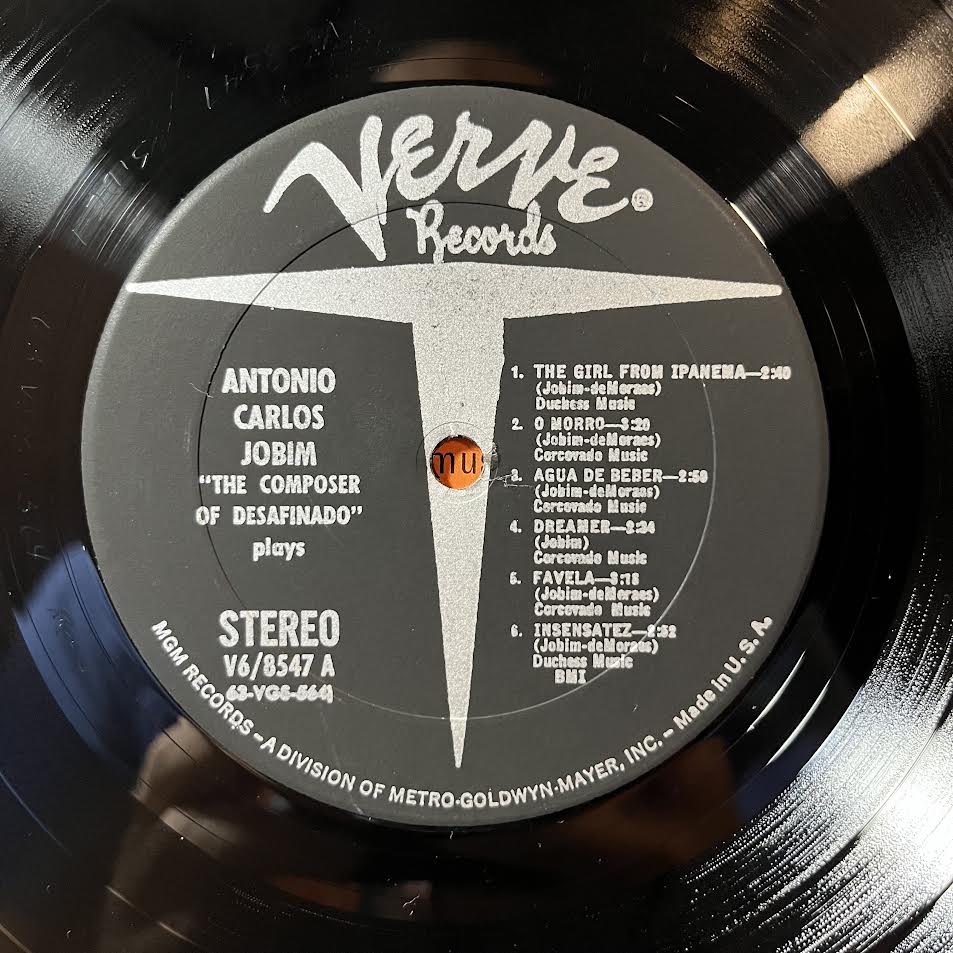 Antonio Carlos Jobim - The Composer Of Desafinado, Plays (VINYL) | Near Mint (NM) Excellent (EX)