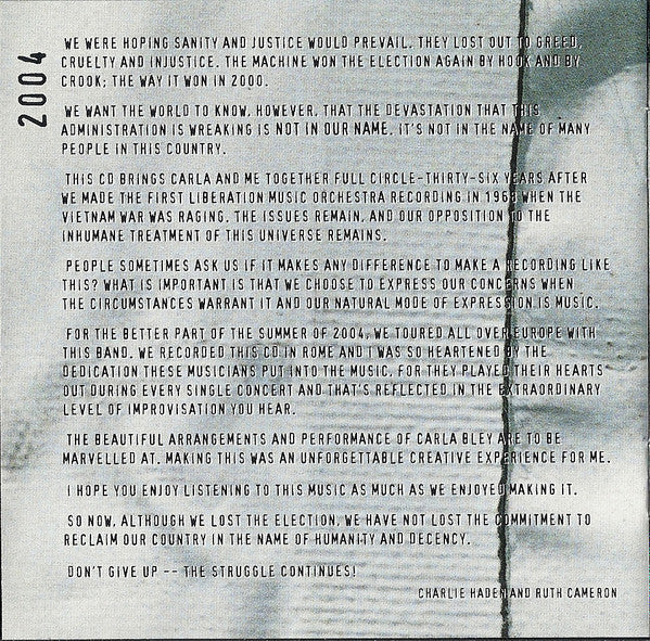 Not In Our Name (CD) |