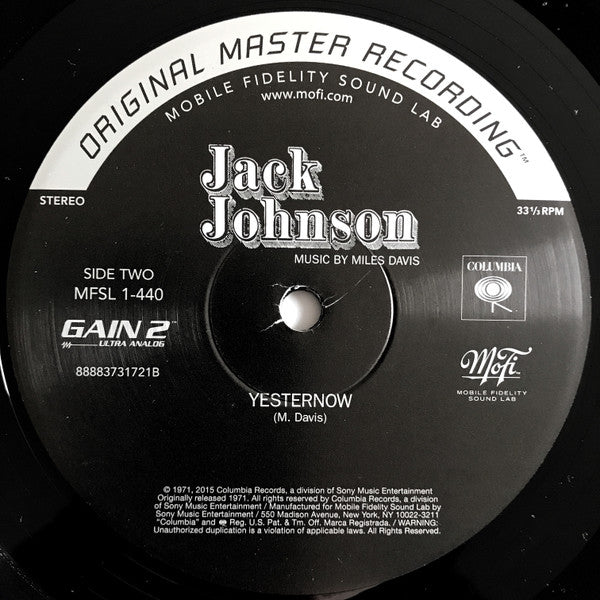 Miles Davis - Jack Johnson (Original Soundtrack Recording) (MFSL VINYL) | Near Mint (NM) Excellent+ (EX+)