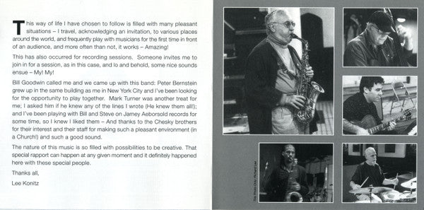 Lee Konitz - Parallels (SACD) | Near Mint (NM) Excellent+ (EX+)