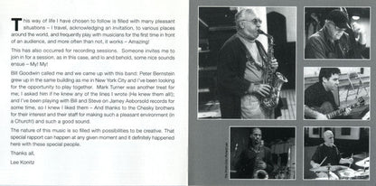 Lee Konitz - Parallels (SACD) | Near Mint (NM) Excellent+ (EX+)