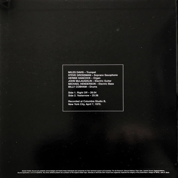 Miles Davis - Jack Johnson (Original Soundtrack Recording) (MFSL VINYL) | Near Mint (NM) Excellent+ (EX+)