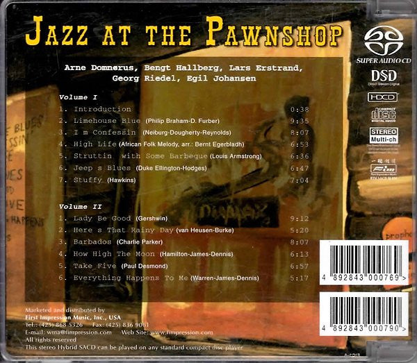 Arne Domnérus - Jazz At The Pawnshop (2xSACD) | Near Mint (NM) Near Mint (NM)