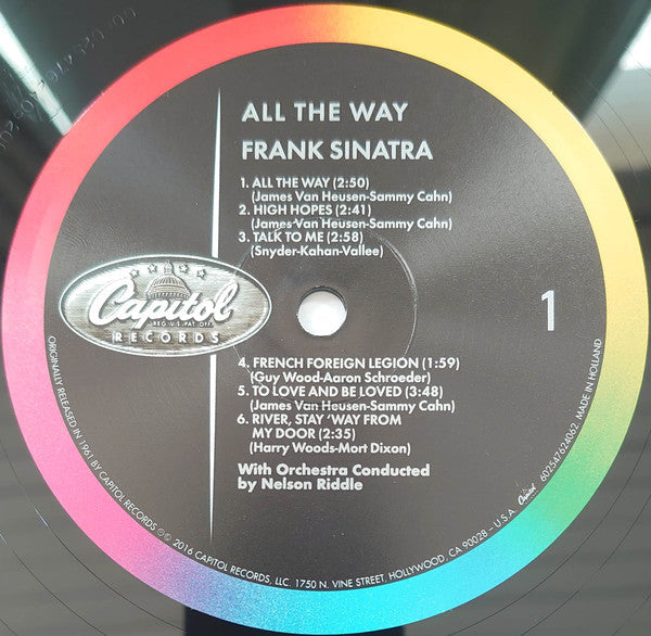 Frank Sinatra - All The Way (VINYL) | Near Mint (NM) Excellent+ (EX+)