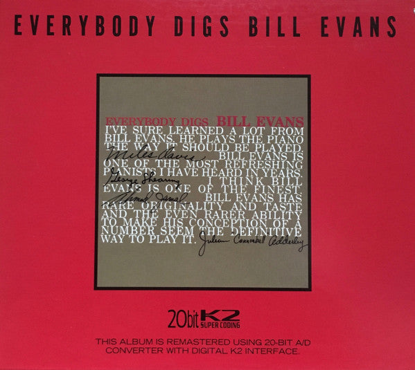 The Bill Evans Trio - Everybody Digs Bill Evans (CD) | Near Mint (NM) Near Mint (NM)