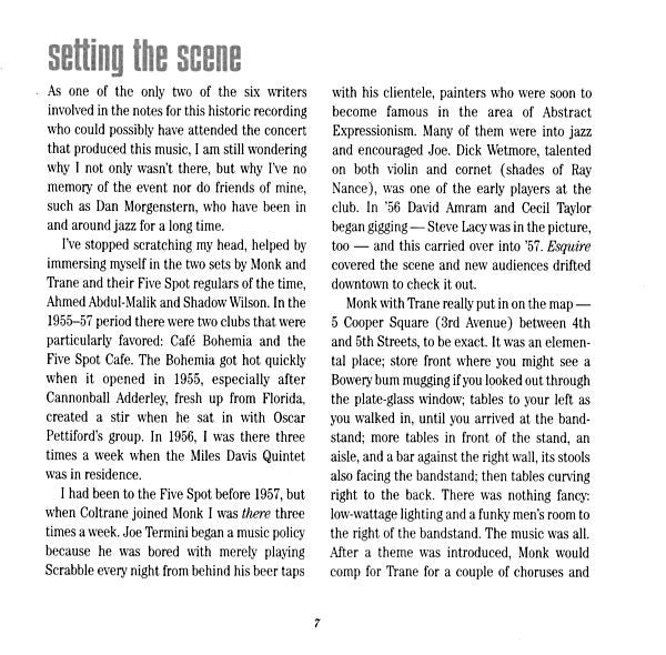 The Thelonious Monk Quartet - At Carnegie Hall (CD) | Near Mint (NM) Near Mint (NM)