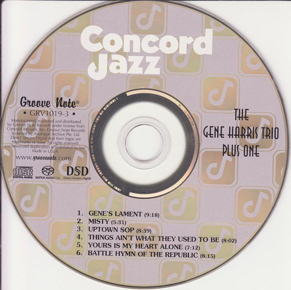 The Gene Harris Trio Plus One - The Gene Harris Trio Plus One (SACD) | Near Mint (NM) Near Mint (NM)