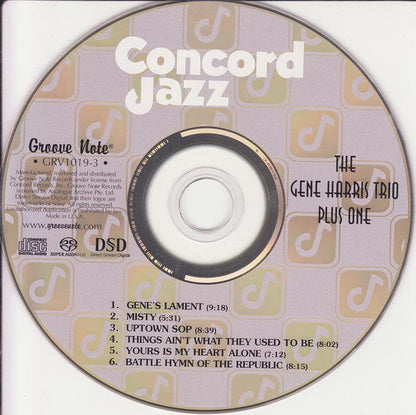 The Gene Harris Trio Plus One - The Gene Harris Trio Plus One (SACD) | Near Mint (NM) Near Mint (NM)