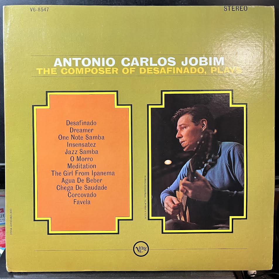 Antonio Carlos Jobim - The Composer Of Desafinado, Plays (VINYL) | Near Mint (NM) Excellent (EX)