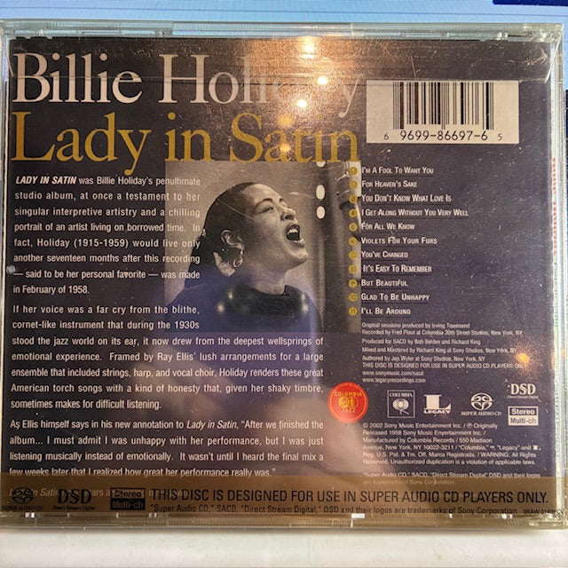 Billie Holiday - Lady In Satin (SACD) | Near Mint (NM or M-)