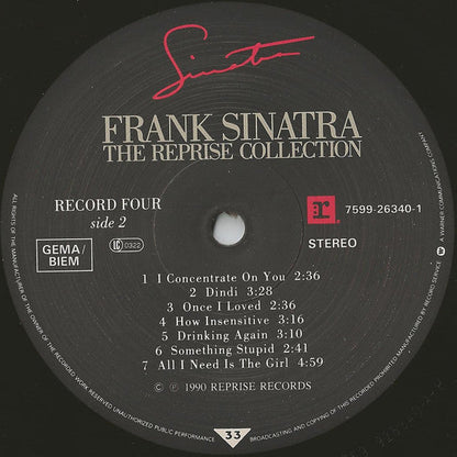 Frank Sinatra - The Reprise Collection (6xVINYL BOX) | Near Mint (NM or M-) Excellent (EX)
