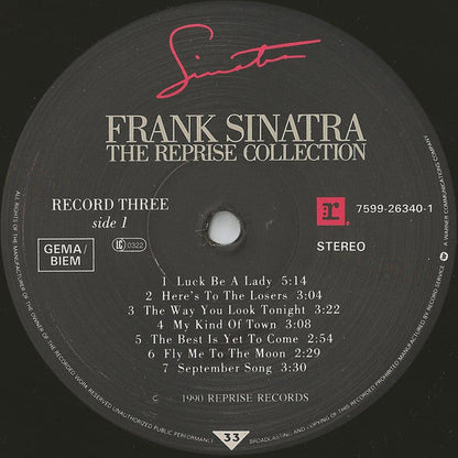 Frank Sinatra - The Reprise Collection (6xVINYL BOX) | Near Mint (NM or M-) Excellent (EX)