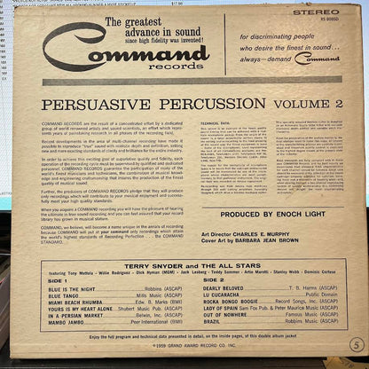 Terry Snyder And The All Stars - Persuasive Percussion Volume 2 (VINYL) | Near Mint (NM) Excellent (EX)
