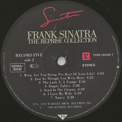 Frank Sinatra - The Reprise Collection (6xVINYL BOX) | Near Mint (NM or M-) Excellent (EX)