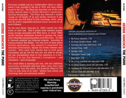 Herbie Hancock - The Piano (CD) | Near Mint (NM or M-)