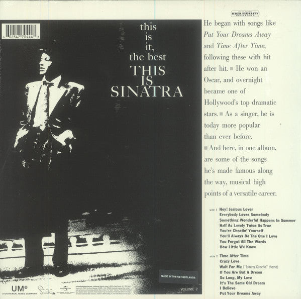 Frank Sinatra - This Is Sinatra Volume Two (VINYL) | Near Mint (NM) Near Mint (NM)