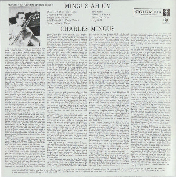 Charles Mingus - Mingus Ah Um (SACD) | Near Mint (NM or M-)