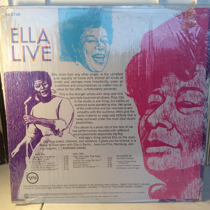 Ella Fitzgerald - Ella Live (VINYL) | Near Mint (NM or M-)