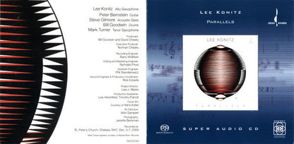 Lee Konitz - Parallels (SACD) | Near Mint (NM) Excellent+ (EX+)