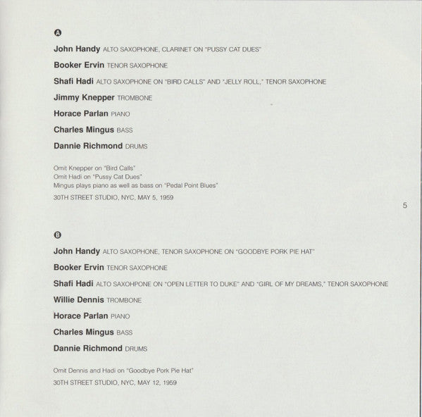 Charles Mingus - Mingus Ah Um (SACD) | Near Mint (NM or M-)
