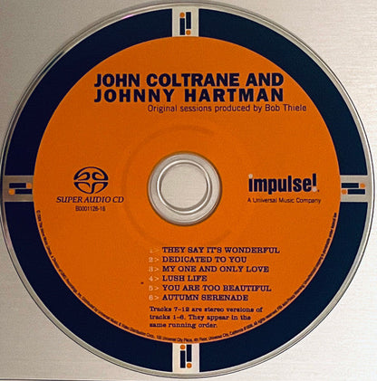 John Coltrane - John Coltrane And Johnny Hartman (SACD) | Near Mint (NM or M-) Very Good Plus (VG+)