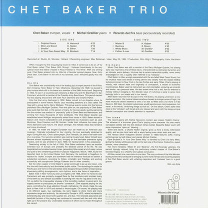 Chet Baker Trio - Mr. B (TRANSLUCENT BLUE)*DISCOUNTED* | Near Mint (NM or M-) Excellent (EX)