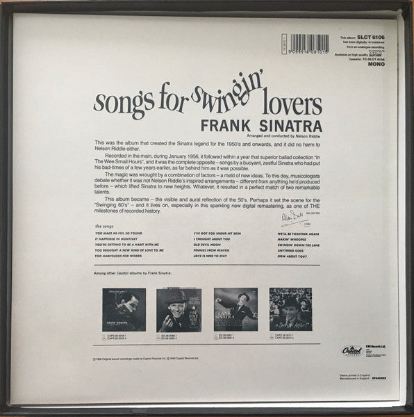 Frank Sinatra - The Capitol Years (20xVINYL BOX) | Near Mint (NM or M-) Very Good (VG)