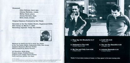 John Coltrane - John Coltrane And Johnny Hartman (SACD) | Near Mint (NM or M-) Very Good Plus (VG+)