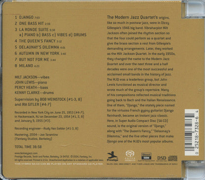The Modern Jazz Quartet - Django (SACD) | Near Mint (NM or M-)