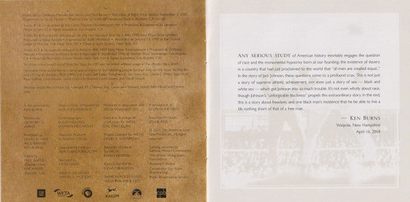 Unforgivable Blackness - The Rise And Fall Of Jack Johnson (CD) | Near Mint (NM or M-)
