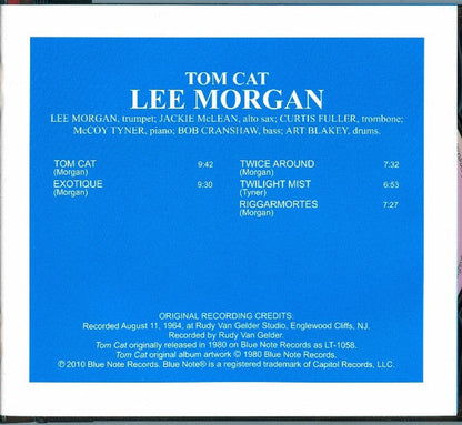 Lee Morgan - Tom Cat (XR CD) | Near Mint (NM or M-)