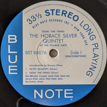 The Horace Silver Quintet - Doin' The Thing - At The Village Gate (VINYL) | Near Mint (NM or M-)