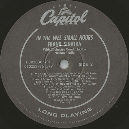 Frank Sinatra - In The Wee Small Hours (VINYL) | Near Mint (NM) Near Mint (NM)