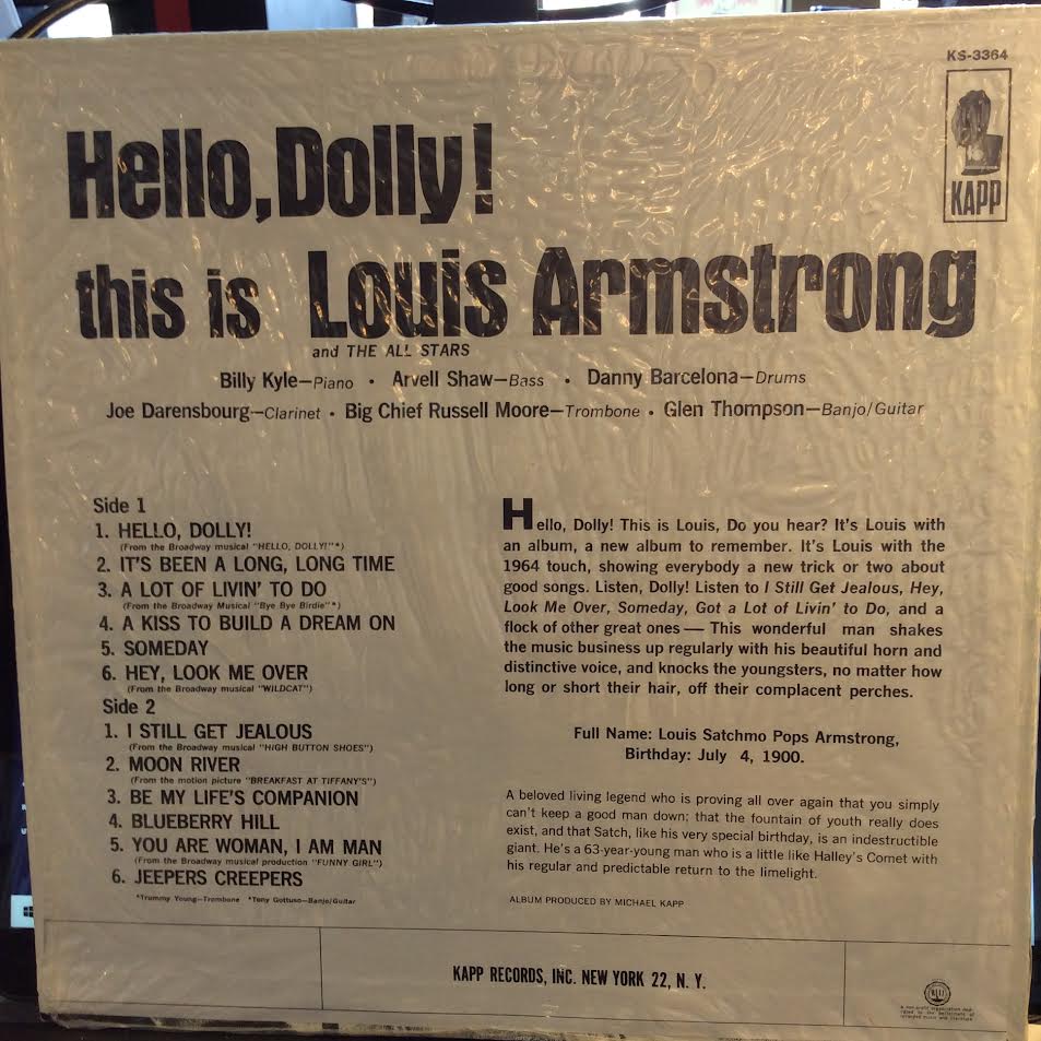 Louis Armstrong - Hello, Dolly! (VINYL) | Near Mint (NM) Near Mint (NM)