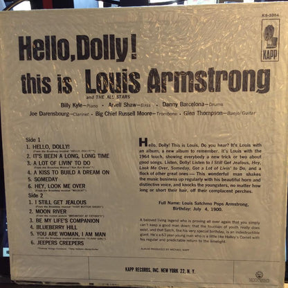 Louis Armstrong - Hello, Dolly! (VINYL) | Near Mint (NM) Near Mint (NM)