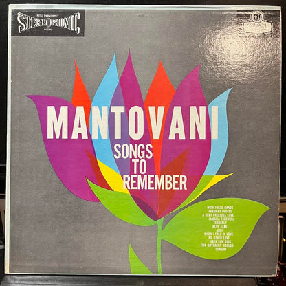 Mantovani And His Orchestra - Songs To Remember (VINYL) | Near Mint (NM) Near Mint (NM)