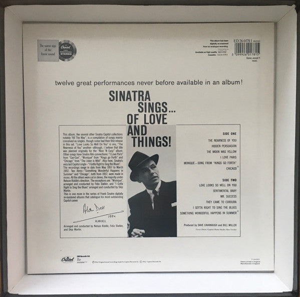 Frank Sinatra - The Capitol Years (20xVINYL BOX) | Near Mint (NM or M-) Very Good (VG)