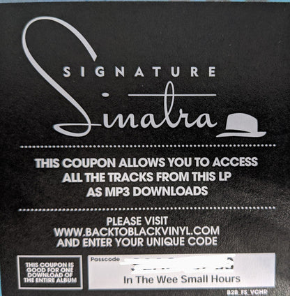 Frank Sinatra - In The Wee Small Hours (VINYL) | Near Mint (NM) Near Mint (NM)