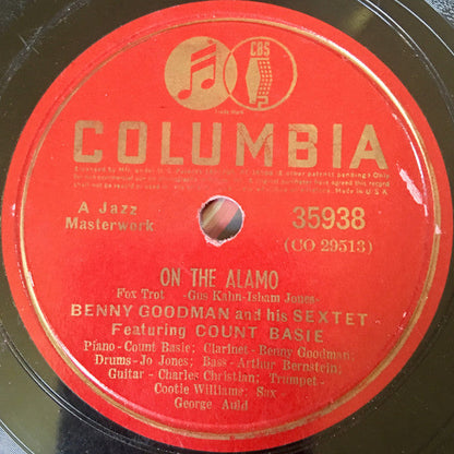 Benny Goodman Sextet - On The Alamo / Gone With What Draft (10" 78RPM RECORD) | Very Good Plus (VG+) Generic
