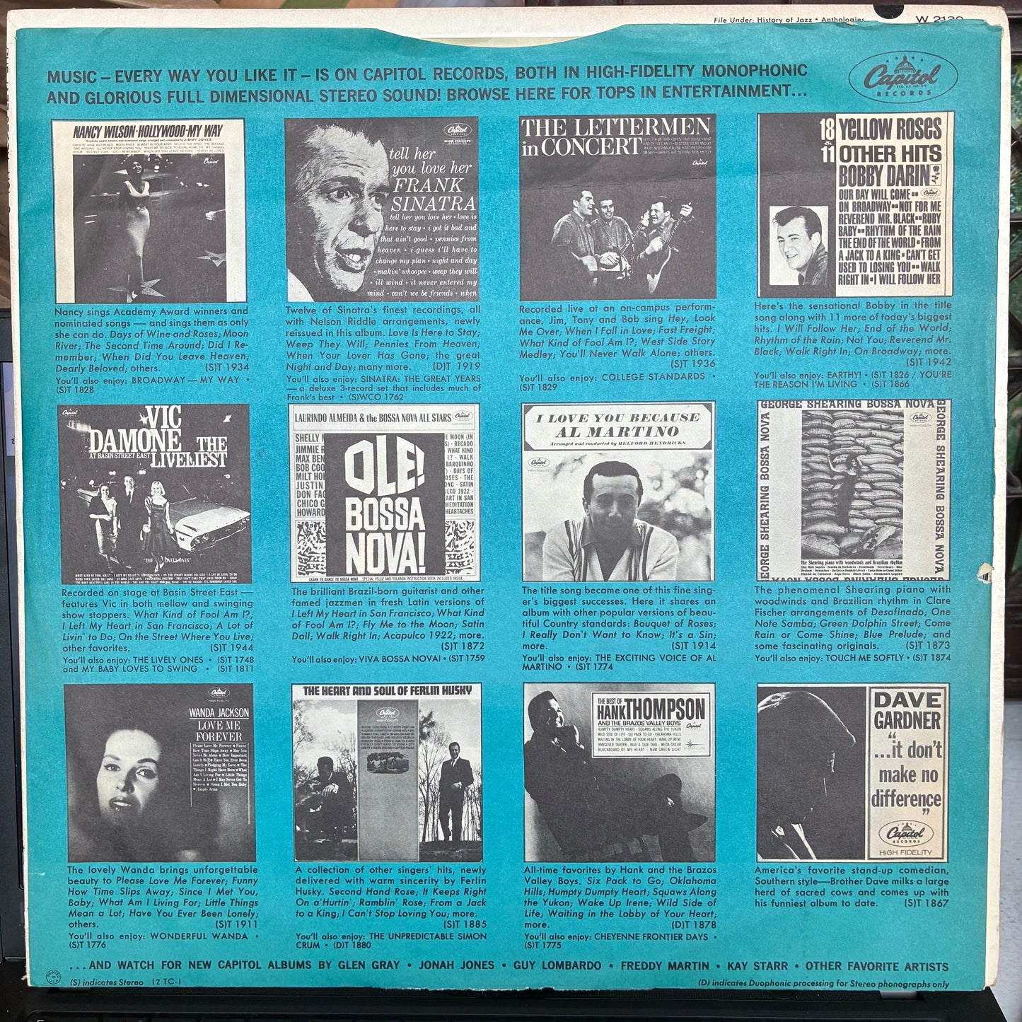 Various - The Jazz Story Volume 3 (Rare Records Of The Men And The Music: The Swinging Years) (VINYL) | Very Good Plus (VG+) Excellent (EX)
