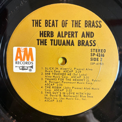 Herb Alpert & The Tijuana Brass - The Beat Of The Brass (VINYL) | Very Good Plus (VG+) Excellent+ (EX+)