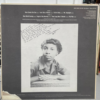 Nina Simone - Here Comes The Sun (VINYL) | Very Good Plus (VG+) Very Good Plus (VG+)