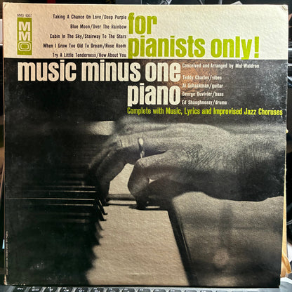 Mal Waldron - For Pianists Only! (VINYL) | Very Good Plus (VG+) Very Good Plus (VG+)